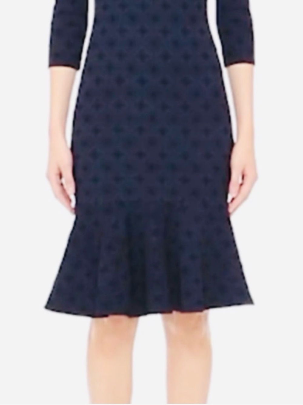 St. John Black Label Trumpet Hemline Dress - Picture 3 of 10